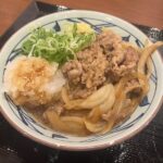 府中ガールズバー レジェンド くるみの丸亀製麺のうどん