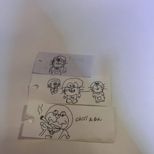 府中ガールズバー レジェンド くるみが描いたドラえもん