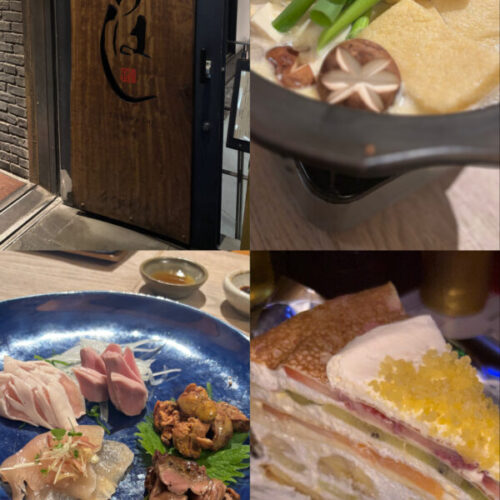 府中ガールズバー レジェンド すうが食べた水炊きとケーキ