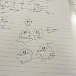 府中ガールズバー レジェンド くるみが描いたカービィの絵