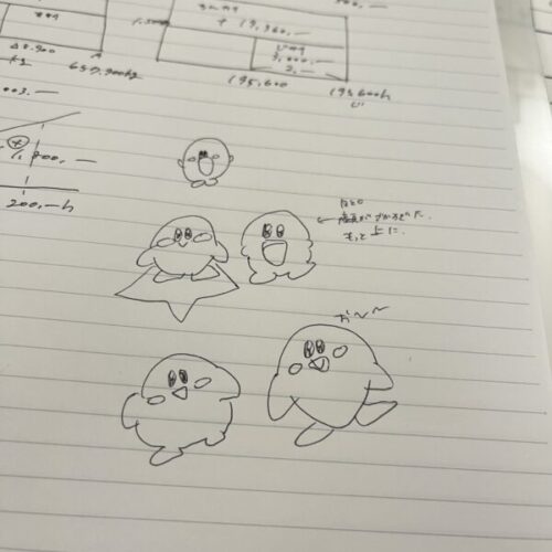 府中ガールズバー レジェンド くるみが描いたカービィの絵