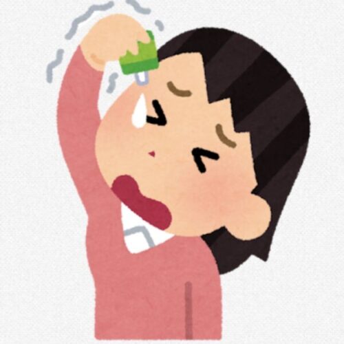 府中ガールズバー レジェンド くるみ 目薬のイラスト